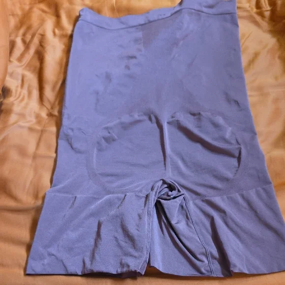 SPANX High-Waisted Shapewear Shorts in Brown - Picture 3 of 3